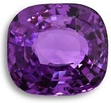 3.04 ct Cushion Purple Natural Sapphire