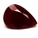 3.94 ct Pear Red Natural Ruby