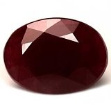 3.28 ct Oval Red Natural Ruby