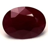 7.09 ct Oval Red Natural Ruby