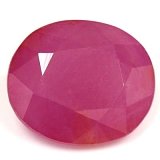 4.28 ct Oval Red Natural Ruby