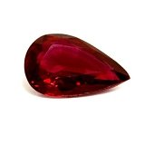 0.40 ct Pear Red Natural Ruby