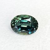 2.06 ct Oval Green Natural Sapphire