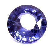 1.64 ct Round Blue Natural Sapphire