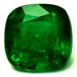 3.11 ct Cushion Green Natural Emerald