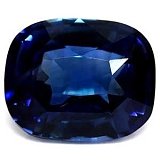 1.08 ct Cushion Blue Natural Sapphire