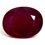 3.65 ct Oval Red Natural Ruby
