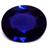 2.00 ct Oval Blue Natural Sapphire