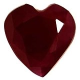 1.13 ct Heart Red Natural Ruby