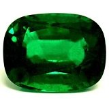 8.47 ct Cushion Green Natural Emerald