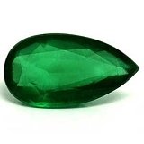 2.22 ct Pear Green Natural Emerald