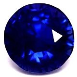 1.56 ct Round Blue Natural Sapphire