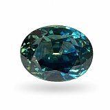 3.06 ct Oval Green Natural Sapphire