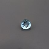 3.07 ct Round Blue Natural Aquamarine
