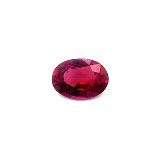 0.65 ct Oval Red Natural Ruby