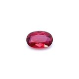 0.69 ct Oval Red Natural Ruby