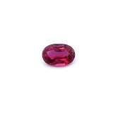 0.73 ct Oval Red Natural Ruby