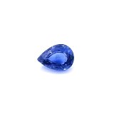1.00 ct Pear Blue Natural Sapphire