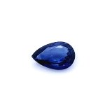 1.26 ct Pear Blue Natural Sapphire