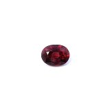 0.57 ct Oval Red Natural Ruby