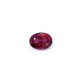 0.66 ct Oval Red Natural Ruby