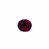 0.69 ct Oval Red Natural Ruby