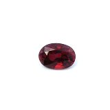 0.69 ct Oval Red Natural Ruby