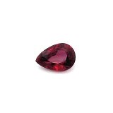0.78 ct Pear Red Natural Ruby