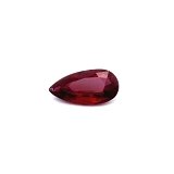 1.10 ct Pear Red Natural Ruby