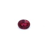1.71 ct Oval Red Natural Ruby