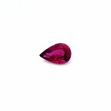 0.64 ct Pear Red Natural Ruby
