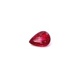 0.54 ct Pear Red Natural Ruby
