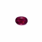 0.70 ct Oval Red Natural Ruby