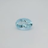 6.86 ct Oval Blue Natural Aquamarine