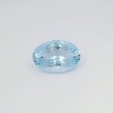 16.57 ct Oval Blue Natural Aquamarine
