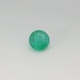 1.41 ct Round Green Natural Emerald