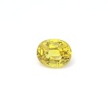 5.58 ct Oval Yellow Natural Sapphire