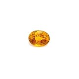 1.22 ct Oval Orange Natural Sapphire
