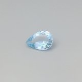 1.60 ct Pear Blue Natural Aquamarine