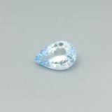 2.54 ct Pear Blue Natural Aquamarine