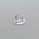 7.09 ct Heart Blue Natural Aquamarine