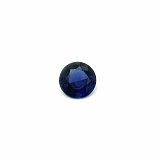 0.85 ct Round Blue Natural Sapphire