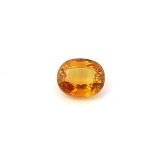 2.67 ct Oval Orange Natural Sapphire