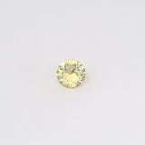 0.80 ct Round Yellow Natural Sapphire