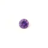 0.58 ct Round Purple Natural Sapphire