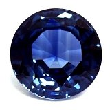 1.23 ct Round Blue Natural Sapphire