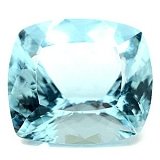 9.40 ct Cushion Blue Natural Aquamarine