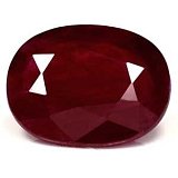 2.79 ct Oval Red Natural Ruby