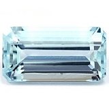 9.18 ct Emerald Blue Natural Aquamarine