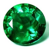 1.93 ct Round Green Natural Emerald